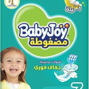 BabyJoy Compressed Diaper, Size 7 XXXL, Mega Pack, 18+ kg, Count 34